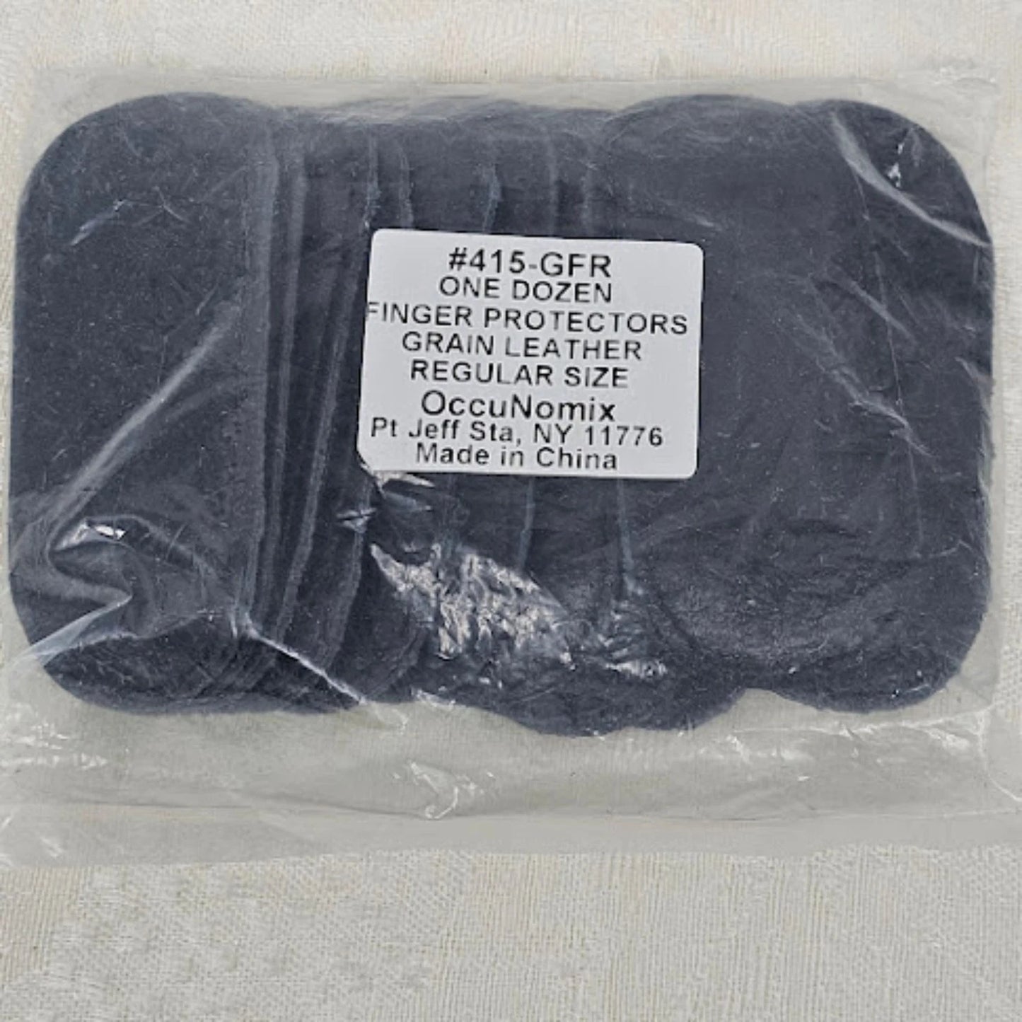 36 OccuNomix Split Leather Finger Protectors 3x 12-Pack Lg / XL – NOS #415 GFR