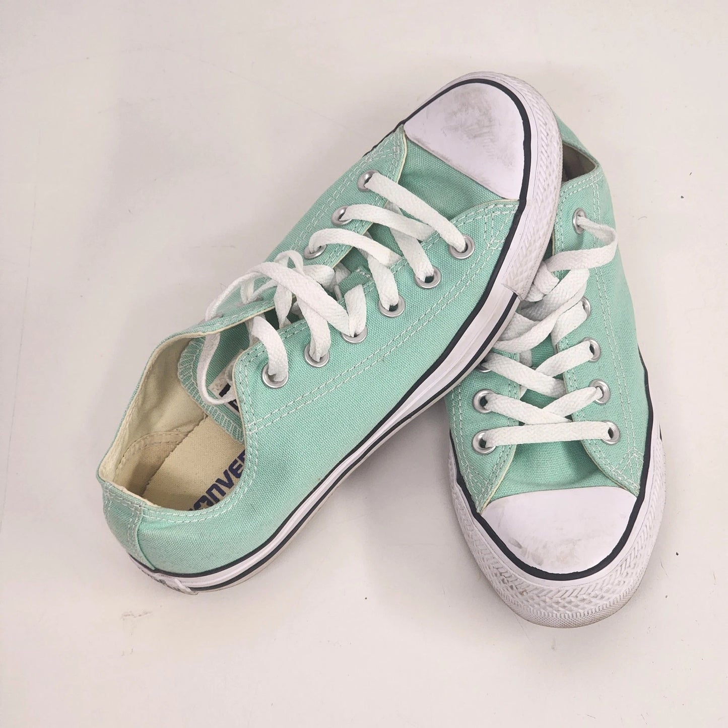 Converse Chuck Taylor All Star Low Top Aruba Aqua Men's 6 Women's 8 Sneakers