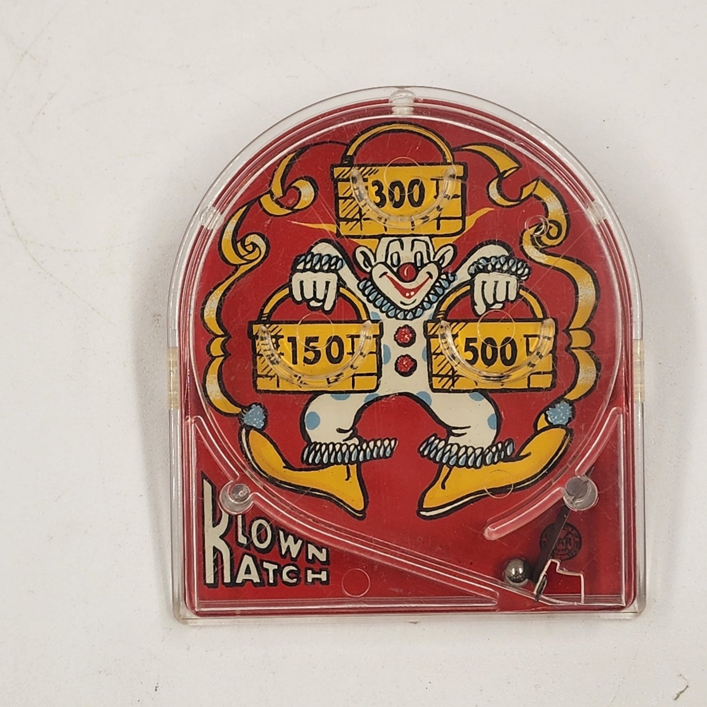 3 Rolling Ball Skill Handheld Games Klown Katch SKEE SKOR 3-Ball Maze Vintage