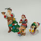 5 Hallmark Keepsake 1999 Christmas Ornaments Santas Mice and an Artist See Desc