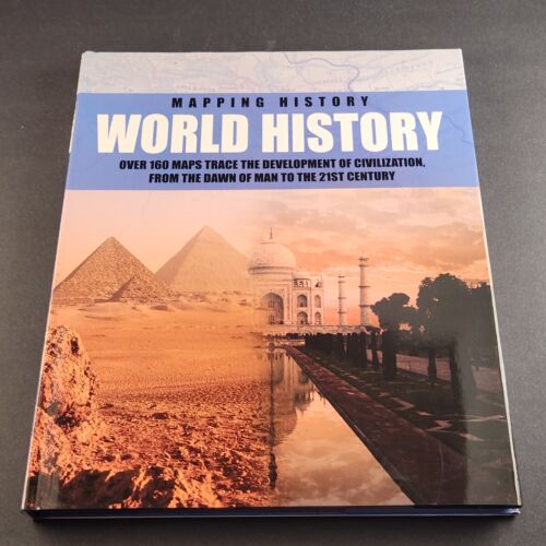 Mapping History World History Over 160 Maps Book Vintage By Ian Barns Hardcover