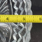 Fostoria American Relish Boat Divided Clear Glass Cubist Dish 11 Inch