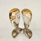 Lenox Silver Heart Goblet Pair Kirk Stieff Wedding Promises Bride Groom w Box