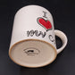 Spectrum Designz I Love My Cat Large 22 oz Ceramic Coffee Mug Red Interior 4.25"