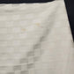 White Rectangle Tablecloth 52" Windowpane Checkered Striped Pattern Square