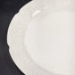 Indiana Milk Glass Platter 14" Round Harvest Grape Scalloped Torte Plate Vintage