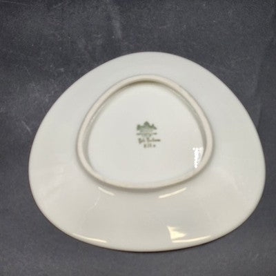 Modern Triangular Figural Lunch Plate Rosenthal Signed Bele Bachem Germany 1960s
