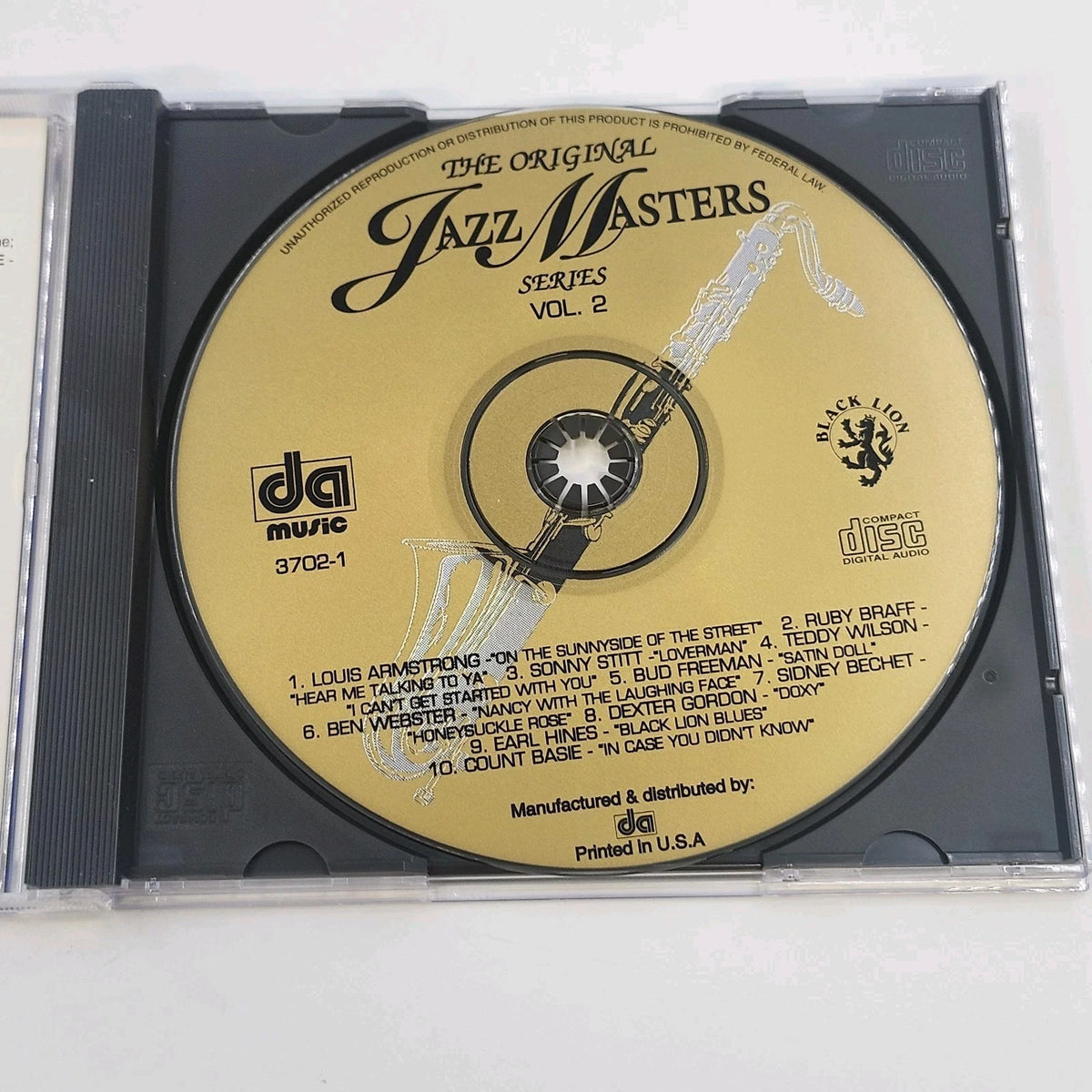 The Original Jazz Masters Series Vol 2 Classic Jazz 5 CD Box Set Various Artists
