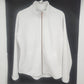 Skechers Go Walk Everywhere Women's Large White Full Zip Jacket 27" Mock Neck