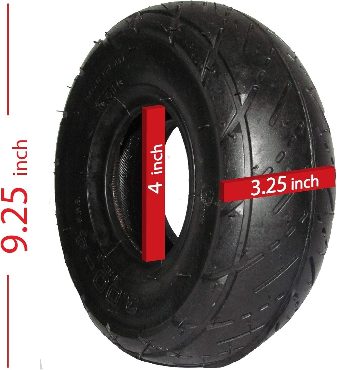 Replacement Heavy Duty Tire for Electric Scooter Size 3.00-4 Tire + Inner Tube