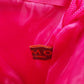 Ermo Collection Beaded Pink Purse Bag Palm Tree Design Lined Vintage China