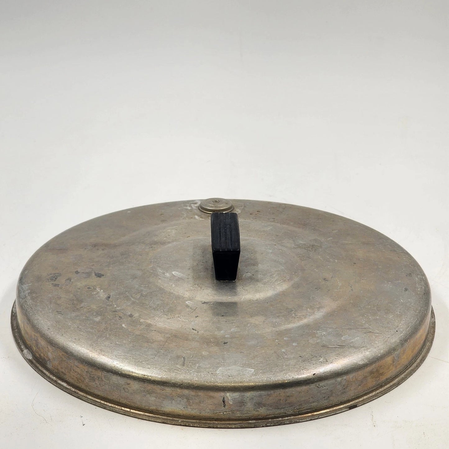 Aluminum Replacement Lid for Cooking Pot 10” Steam Vented Black Handle