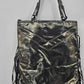 Charming Charlie Gray Fringe Handbag Shimmering Bling Y2K Shoulder Bag Boho 14"