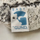 Baby Gund Super Soft Teddy Bear Plush Small Gray Stuffed Animal 7.5" NWT China