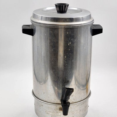 West Bend 29304 Coffee Percolator 12–30 Cup Auto USA Made 1963