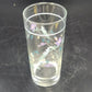 Pfaltzgraff April Floral Highball Tumbler 6.25" Clear Glass Pastel Flowers Vtg