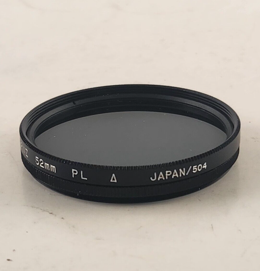 Prinz Polarizing PL 52mm Glass Lens Filter Made in Japan 504