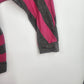 Derek Heart Hoodie Pullover Pink Striped Women's Medium Far Beyond Expectation