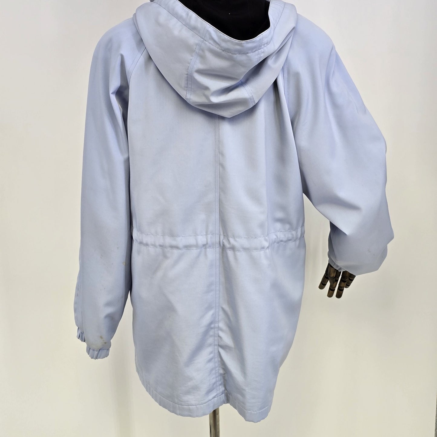 Braetan Women's Outwear Lined Windbreaker Blue Coat Small Jacket Full Zip Hood