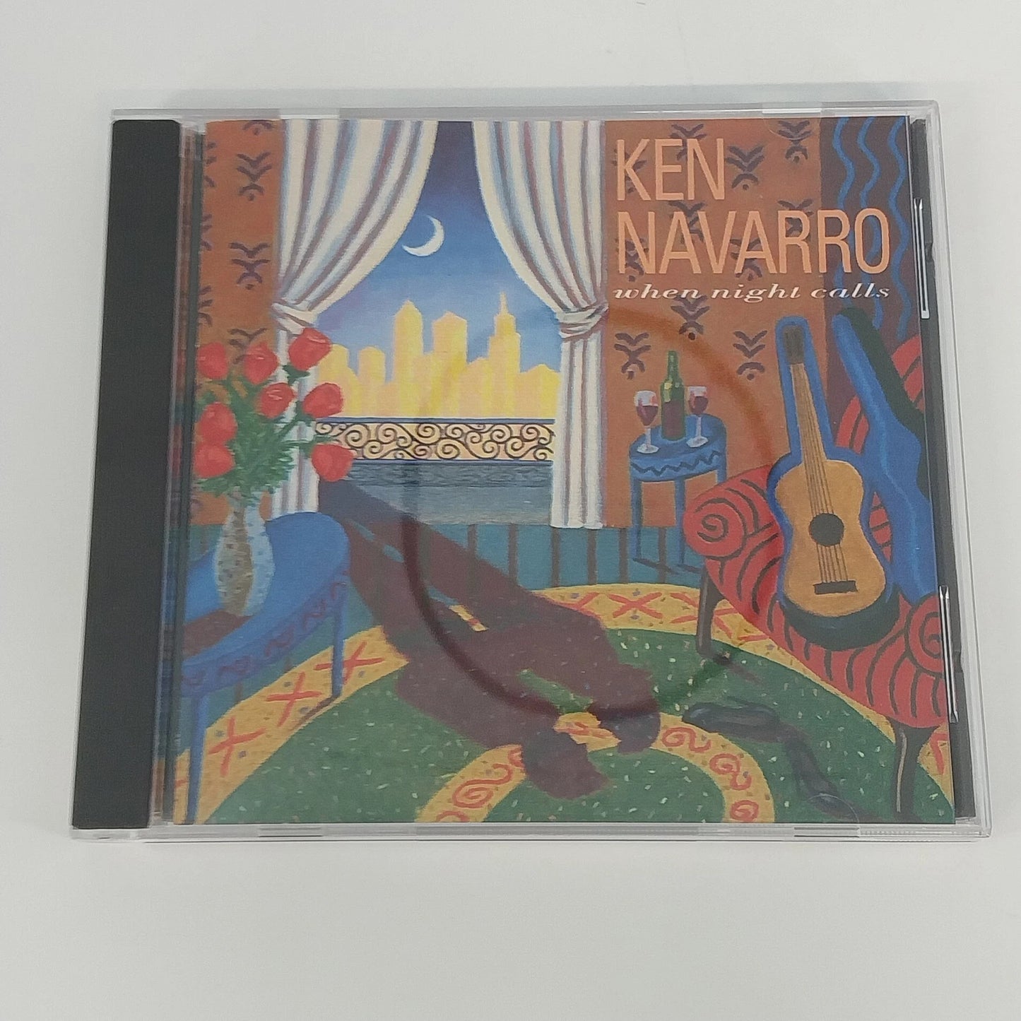 Ken Navarro When Night Calls CD 1996 Smooth Jazz Guitar Positive Music 10 Tracks
