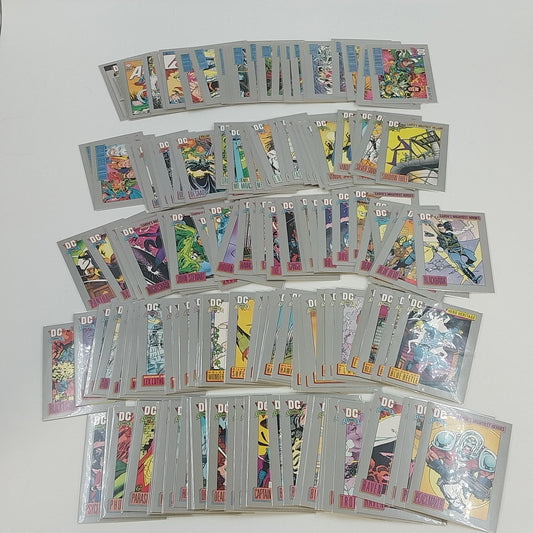 DC Comics Cosmic Cards Series 1 Lot 86 Sleeved Heroes Villains SkyBox Impel 1992