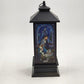 Roman Holy Family Nativity Christmas Printed Lantern 10.5" Battery Operated LED