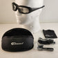 Versio DX Vintage US Safety Glasses Clear Amber Smoke Lenses with Case