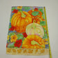 Set 4 Fall Autumn HOLLOWEEN WELCOME Theme with Pumpkins Mini Garden Flags Banner