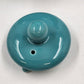 Pristine Blue Green Ceramic Teapot 16oz 4.5"H Glossy Kitchen China Serveware