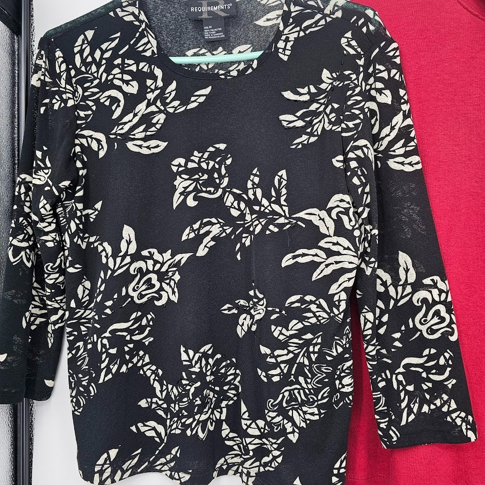 Women’s Tops & Sweaters Lot Size Medium 5 Pc Worthington Cherokee St John’s Bay Vintage Bundle