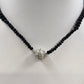 Lot of 3 Beaded Necklaces Jewelry Black Faceted Amber Glass Multicolor Boho Mix