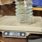 6 Pc Pyrex 463 Clear Glass Custard Cups Bowls Ramekins 6 oz Scalloped Flared Rim