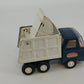 Tonka Mini Blue White Garbage Sanitation Truck Diecast Pressed Steel Vtg USA