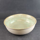 Frankoma Colorworks Serving Pasta Bowl Bone Outer Greenish Inner 9.5" x 3" EUC