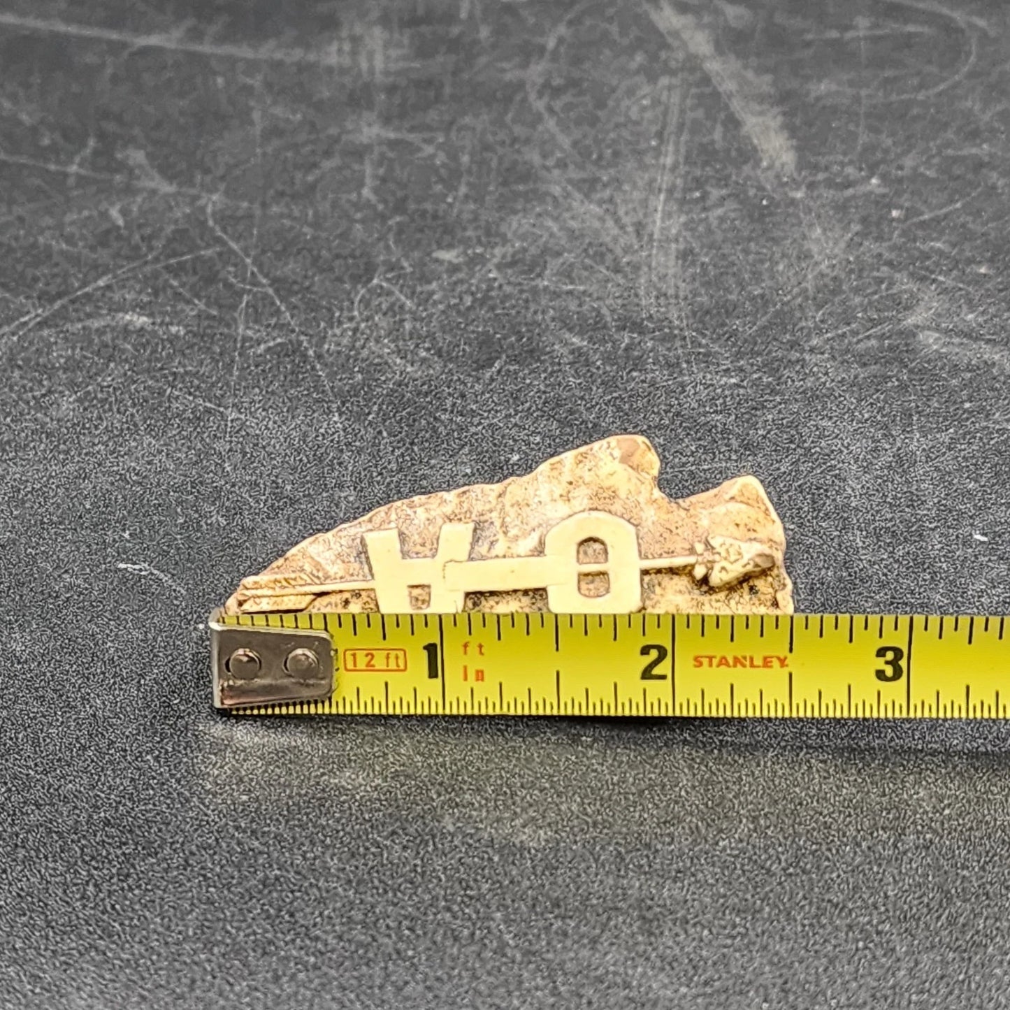 OA Neckerchief Slide BSA Ceramic Order of the Arrow Arrowhead Woggle Scout Vtg