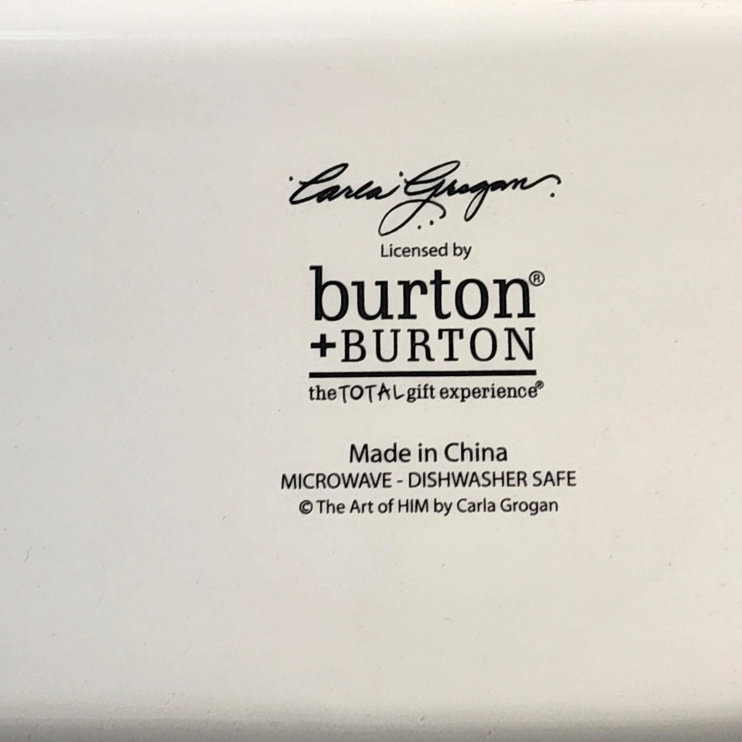 Burton Heaven & Nature Sing Christmas Platter Carla Grogan 13.5" Ceramic Vtg