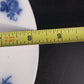 Villeroy & Boch Mettlach Blue Rose Luncheon Plate 8.25" Germany Vtg Porcelain