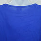 B Scrubs Solid Blue Uniform Top Womens 1XL 3 Pocket Scrubs NWT