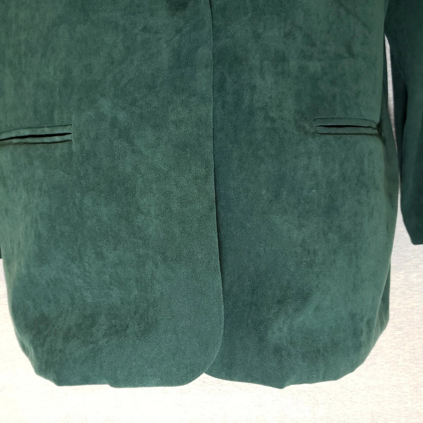 Briggs Blazer Jacket Women’s 12P Soft Green Button Up Shoulder Pads Classic