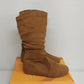 Forever Selena 2 Brown Faux Suede Mid Calf Boots Womens Size 8