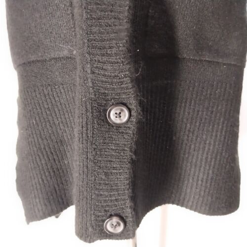 DIP Black Super Soft Long Button Front Black Cardigan Women Size Small