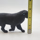 Black Labrador Dog Family Figurines 5 Pc Set 2 Large Dogs 3 Puppies Decor