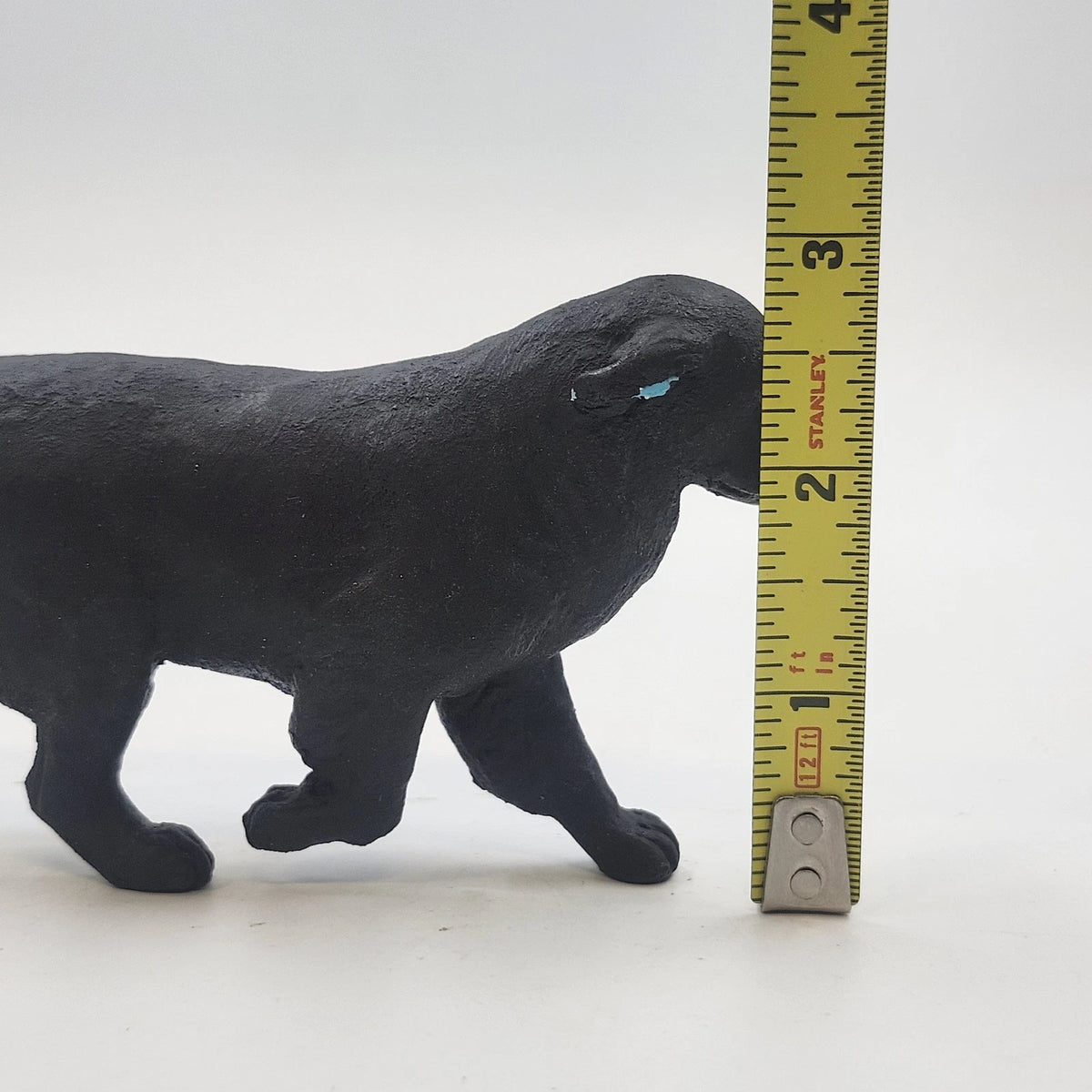 Black Labrador Dog Family Figurines 5 Pc Set 2 Large Dogs 3 Puppies Decor