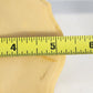 Bakelite Plastic Yellow Powder Jar Round Vanity Box Trinket Celluloid Style Vtg