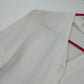 Liz Claiborne White Sheer Button Front Blouse Women's Small Short Sleeve Top