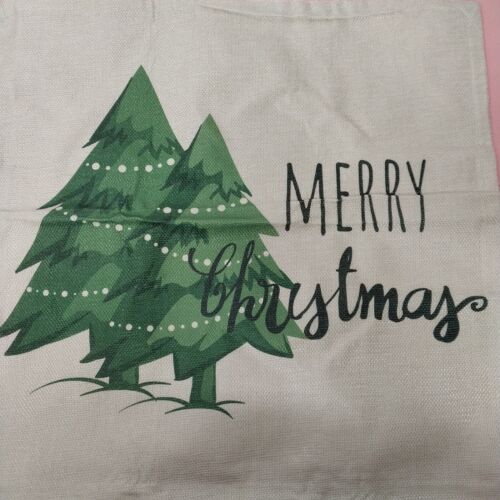 4 Pc Set Christmas Pillow Covers 18 x 18 Cushion Covers Decoration Holidays