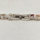 Avon Crusade Pink Ribbon Enamel & Rhinestone Breast Cancer Awareness Bracelet 7"
