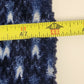 Northeast Outfitters Aztec Throw Blanket Blue White 48x60 Polyester