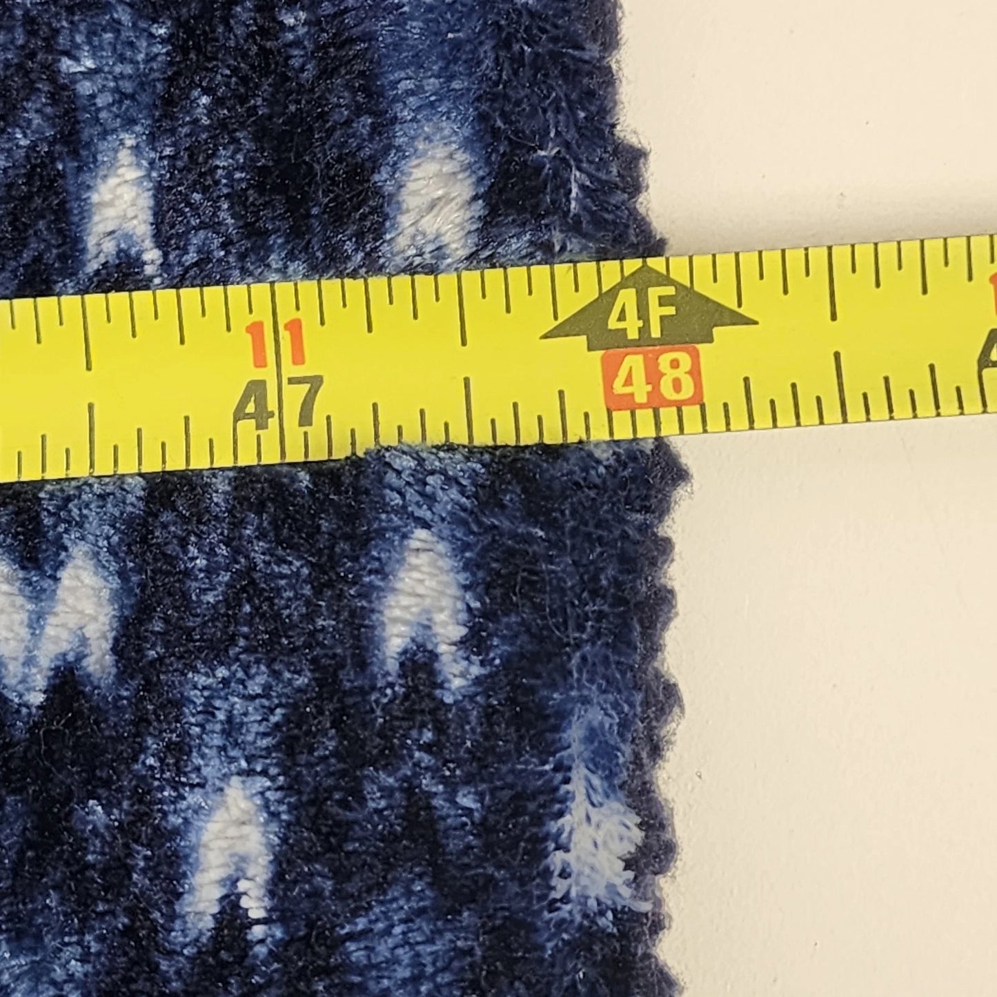 Northeast Outfitters Aztec Throw Blanket Blue White 48x60 Polyester