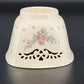 Lenox Petite Rose Trinket Bowl Cream Porcelain Lace Cut Out 24K Gold Trim 4.25"